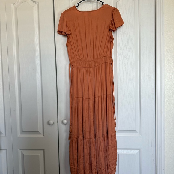 Joie Terracotta Wrap Maxi Dress - Picture 5 of 5